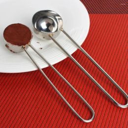 Coffee Scoops Stainless Steel Long Handled Spoon Tea Spice Measuring Scoop Longhandled Stirring Kitchen Tool Accessorie Maker