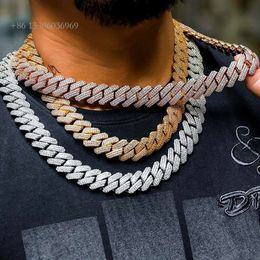 8Mm 11Mm 15Mm Bracelet Sterling Sier Diamond Gold Custom Men Jewellery Necklaces Moissanite Cuban Link Chain