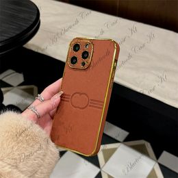 G Designer Fashion Phone Cases for iPhone 15 14 15Pro 14Pro 14Plus 13 12 11 Pro Max X XR Xs Galaxy S24 S23 S22 Note 20 10 Luxury Creative Cross Pattern Leather L Flower Cover