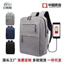 Laptop Cases Backpack 2024 New Computer Briefcase USB Rechargeable Schoolbag Waterproof Bag Portable 24328