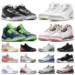 Red Stardust Hugo Ivory RIO Black Cat UNC Cool Grey Palomino Luck Green Midnight Navy Fear True Blue Basketball Shoes Men Women Trainers Sports Sneakers