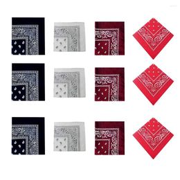 Bandanas 12 Pieces Color Random Neck Gaiter Warm Windproof Bandana Camping Hiking Traveling Cycling Riding Skiing Scarf