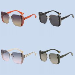 Trendy designer glasses men vintage sunshade oversized square luxury sun glasses women driving eyeglasses men Polarised uv protection beach hg141 B4