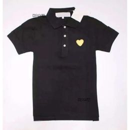Classic Mens Designer Polos Fashion Design Polo Shirts with Heart Eyes Pattern Men Women High Street Tee Shirt Summer 318