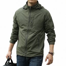 men's Waterproof Military Jacket Spring Autumn Casual Windbreaker Jackets Mens Breathable Hooded Outdoor Thin Coats 6XL Clothes o0vU#