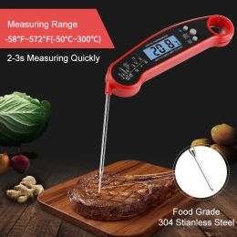 Gauges SHANGPEIXUAN Digital Instant Read Meat Thermometer for Grill and Cooking Waterproof Ultra Fast Thermometer with Backlight