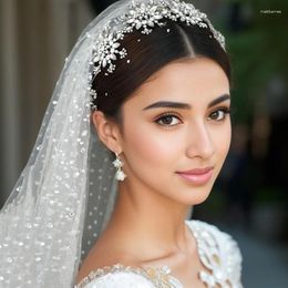 Hair Clips Crystal Crown Tiara Headband For Women Rhinestone Prom Diadem Hairband Bridal Wedding Accessories Jewelry Gift