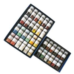 Zaagbladen 12/24 Colors 5g Bottled Chinese Painting Pigment Set Solid Natural Mineral Plant Pigments Ink Painting Painting Block Pigment