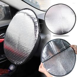 Steering Wheel Covers Car Cover 40cm Auto Truck Summer Sunscreen Cooling Thermal Protection Aluminium Foil Sunshade