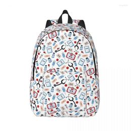 Storage Bags Love Backpack Elementary High College School Student Bookbag Teens Canvas Daypack Outdoor