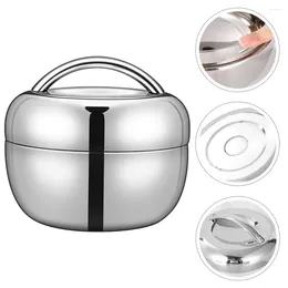 Dinnerware Stainless Steel Thermal Compartment Container For Nuts Cheese Finger Foods ( 1000ml )