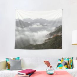 Tapestries Cloudy Mountains Tapestry Wallpaper Art Mural Decoration For Home Wallpapers Decor