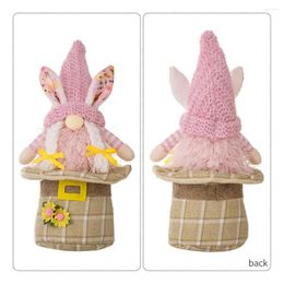 Party Decoration Festive Doll Spring Easter Faceless Gnome Egg Carrot Ornament Kids Gift Favors