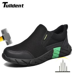 Boots Steel Toe Safety Shoes for Men Womenslip Resistant Safety Work Sneakers Lightweight Indestructible Composite Toe Work Shoes Man
