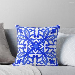 Pillow Portuguese Azulejo Tiles. Throw Luxury Decor Cases Elastic Cover For Sofa Decorative