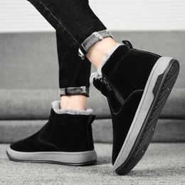 Walking Shoes Winter Boots Men Trend Snow Casual Sneakers Outdoor Sport Warm