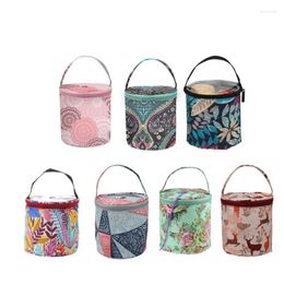 Storage Bags Knitting Bag Wool For Crochet Hook Portable Yarn Holder Carrying Case Large Capacity Craft Dropship