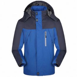 2023 Thicken Winter Jacket Men Waterproof Fi Wear Windproof Hooded Jacket and Coats for Male Brand Clothing Big Size M-5XL Q9e7#