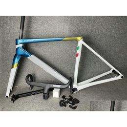 إطارات الدراجة 2023 C68 إطار طريق الكربون وحجم المقود 45 5cm 48 51cm BB386 60 COLORS2883 DROON DELIVERTORS Outdoors Cycling BIC OTDZY