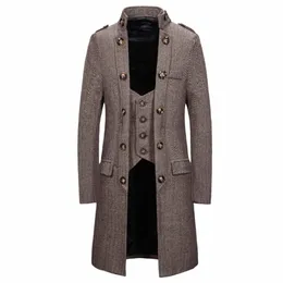 Blazer masculino vintage trespassado terno herringbe jaqueta e colete conjunto de 2 peças formal festa dr casamento smoking masculino r34s #