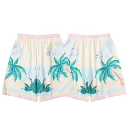 designer shorts casablancas shorts men shorts summer beachpants casablanca halfpants mens women casual shirts set casa blanca shorts