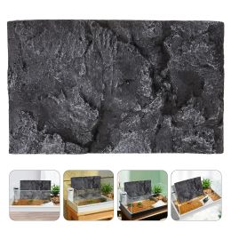 Decorations Lifelike 3D Reptile Tank Background Board Crawler Box Background Plate Tank Decorative Plate Turtle Tank Background Decoration