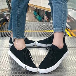 Casual Shoes Couple Track And Field Canvas White Dance Lightweight Comfortable Driving Woman Vulcanize