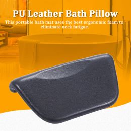 Pillows Newly Spa Bath Pillow Waterproof Pu Bathtub Pillow with Nonslip Suction Cup for Relaxing Head Neck