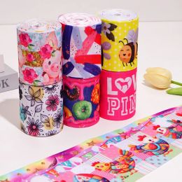 accessories Custom Ribbon Printed SingleSided Printing 50 yards Polyester Grosgrain Ribbon