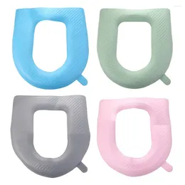 Toilet Seat Covers Universal Silicone Cushion Foam Ring Waterproof Household For Bathroom Cover Home Supply Mat