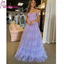 Party Dresses Glittery Sequin Prom Dress Long Evening Gown Sweetheart Formal For Women 2024 Ball Gowns Vestidos De Gala Mujer