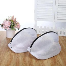 Laundry Bags Household Mesh Bag For Trainers Shoes Boot With Zips Washing Machines Travel Clothes Storage Box Organiser