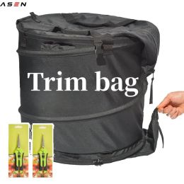 Bags 1 Pack Fold able Trim Bag Premium Complete Dry Trimming Kit Bundle with 2 Common Culture Trimming Scissors Trimmer Accessory