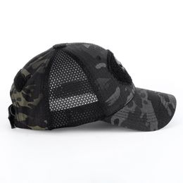 Tactical Hat Men's Camo Duck Tongue Hat Breathable Duck Tongue Hat Shooting Hat Summer Outdoor Sunshade Baseball Hat Sports Hat