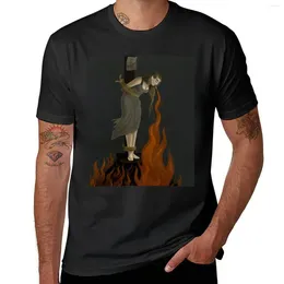 Men's Tank Tops Salem Witch Burning Cigarette Fire Casting Spells Wicca Occult Black Magic T-Shirt