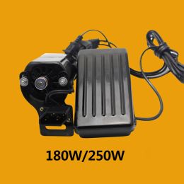 Machines 220V 180W/250W 10000RPM Home Sewing Machine Black Motor With Foot Control Pedal 0.9A Sewing Machine Replacement Parts