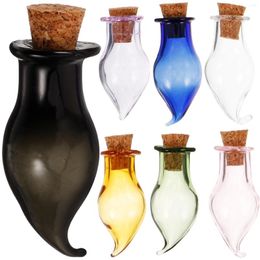 Vases Witch Spell Jar Glass Bottle With Cork Storage Small Jars Bottles Containers Wedding Favours Lid