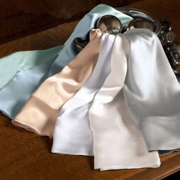 High-quality 100% silk solid color double-sided Mulberry silk pillowcase 51 76cm Silkworm pillow case fronha de seda2357