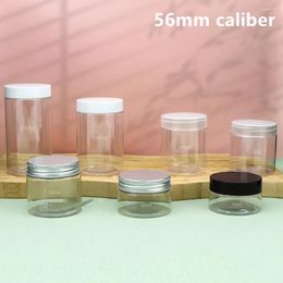 Storage Bottles 50pcs/lot 50/100/150/200ml Clear Plastic Jar And Lids Skincare Cosmetic Cream Travel Set Refillable Jars