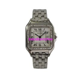 Carters Classics Watches Carters Panthere 18k White Gold Factory Diamond Bezel 28 Mm c FNKK