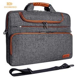 Laptop Cases Backpack Domiso Mutil-use Sleeve With Handle For 10 13 14 15.6 17 Inch Notebook Computer Bag Enough Space 24328