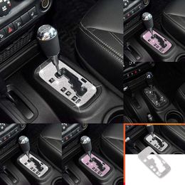 Upgrade New Bling Crystal Gear Shift Box Trim Sticker Panel Cover Jeep Wrangler Jk Jku 2012-2018 Car Accessories Interior for Women