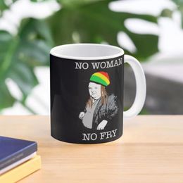 Mugs Paddy Losty - No Woman Fry Coffee Mug Thermal Cups Ceramic Glasses Coffe