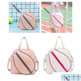 Outdoor Bags Tennis Handbag Mtifunctional Sport Bag Racket Holder Dry And Wet Separate Tote For Trainingoutdoor Drop Delivery Sports O Otacz