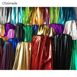 Fabric Lychee Life 100x75cm Shiny Spandex Fabric For Special Wedding Costume Fabric DIY Stage Cosplay Costume Dress Sewing Crafts