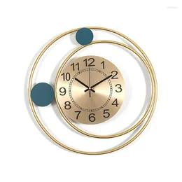 Wall Clocks Planet Shape Clock Round Silent Fashionable Minimalist ForLiving Room Bedroom Decor