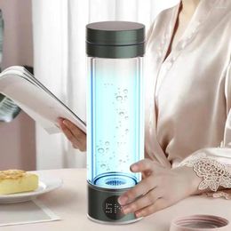 Water Bottles Portable Hydrogen Generator Rechargeable Bottle Super 2000ppb Ionizer For Home Office Rapid