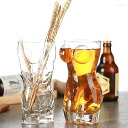 Wine Glasses Unique Beer Cup Funny Glass Whisky Vodka S Creative Bar Cocktail Body Shape Mug Coffee Juice