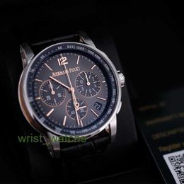 Nice AP Wristwatch 26393CR Mens Watch Case Platinum Circle Timing Automatic Mechanical Swiss Famous Watch Date Display Luxury