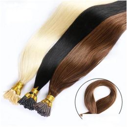 Hair Wefts Natural Silky Straight Tape In 100% Remy Human Extensions 20Pcs 50G Seamless Skin Weft For Fashion Women Drop Delivery Prod Dho4C
